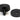 From The Anvil's Matt Black Brompton Centre Door Knob; #finish_matt-black