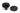 From The Anvil's Matt Black Brompton Centre Door Knob; #finish_matt-black