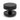 From The Anvil's Matt Black Brompton Centre Door Knob; #finish_matt-black