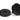 From The Anvil's Matt Black Brompton Centre Door Knob; #finish_matt-black