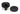From The Anvil's Matt Black Brompton Centre Door Knob; #finish_matt-black