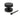 From The Anvil's Matt Black Brompton Centre Door Knob; #finish_matt-black