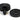 From The Anvil's Matt Black Brompton Centre Door Knob; #finish_matt-black