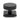 From The Anvil's Matt Black Brompton Centre Door Knob; #finish_matt-black