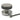 From The Anvil's Pewter Patina Brompton Centre Door Knob; #finish_pewter-patina