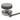 From The Anvil's Pewter Patina Brompton Centre Door Knob; #finish_pewter-patina