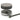 From The Anvil's Pewter Patina Brompton Centre Door Knob; #finish_pewter-patina