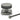 From The Anvil's Pewter Patina Brompton Centre Door Knob; #finish_pewter-patina