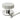 From The Anvil's Polished Marine SS (316) Brompton Centre Door Knob; #finish_polished-marine-ss