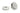 From The Anvil's Polished Marine SS (316) Brompton Centre Door Knob; #finish_polished-marine-ss