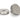From The Anvil's Satin Marine SS (316) Brompton Centre Door Knob; #finish_satin-marine-ss