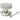 From The Anvil's Satin Marine SS (316) Brompton Centre Door Knob; #finish_satin-marine-ss