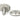 From The Anvil's Satin Marine SS (316) Brompton Centre Door Knob; #finish_satin-marine-ss