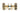 From The Anvil's Aged Brass Brompton Mortice/Rim Knob Set; #finish_aged-brass