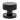 From The Anvil's Black Brompton Mortice/Rim Knob Set; #finish_black