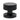 From The Anvil's Black Brompton Mortice/Rim Knob Set; #finish_black