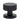 From The Anvil's Matt Black Brompton Mortice/Rim Knob Set; #finish_matt-black