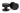 From The Anvil's Matt Black Brompton Mortice/Rim Knob Set; #finish_matt-black
