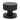 From The Anvil's Matt Black Brompton Mortice/Rim Knob Set; #finish_matt-black