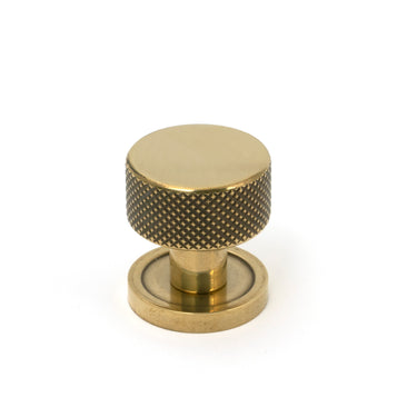 From The Anvil's Aged Brass 25mm Brompton Cabinet Knob; #finish_aged-brass