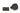 From The Anvil's Matt Black 25mm Brompton Cabinet Knob; #finish_matt-black