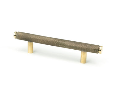 From The Anvil's Aged Brass Full Brompton Pull Handle; #finish_aged-brass