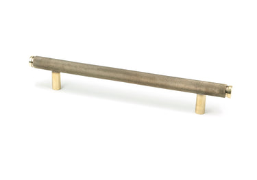 From The Anvil's Aged Brass Full Brompton Pull Handle; #finish_aged-brass