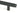 From The Anvil's Matt Black Full Brompton Pull Handle; #finish_matt-black