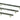From The Anvil's Pewter Patina Full Brompton Pull Handle; #finish_pewter-patina