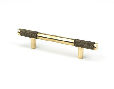 From The Anvil's Aged Brass Half Brompton Pull Handle; #finish_aged-brass