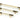 From The Anvil's Aged Brass Half Brompton Pull Handle; #finish_aged-brass