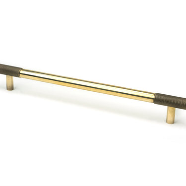 From The Anvil's Aged Brass Half Brompton Pull Handle; #finish_aged-brass