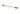 From The Anvil's Aged Brass Half Brompton Pull Handle; #finish_aged-brass