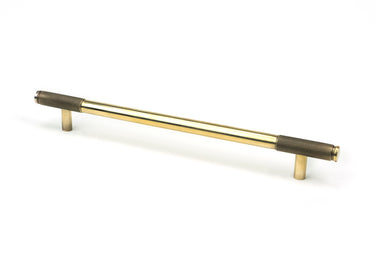 From The Anvil's Aged Brass Half Brompton Pull Handle; #finish_aged-brass