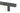 From The Anvil's Matt Black Half Brompton Pull Handle; #finish_matt-black