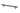 From The Anvil's Matt Black Half Brompton Pull Handle; #finish_matt-black
