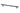 From The Anvil's Matt Black Half Brompton Pull Handle; #finish_matt-black