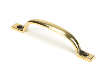 From The Anvil's Aged Brass Slim Sash Pull; #finish_aged-brass