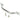 From The Anvil's Polished Chrome Slim Sash Pull; #finish_polished-chrome
