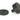 From The Anvil's Matt Black 38mm Brompton Cabinet Knob; #finish_matt-black