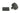 From The Anvil's Matt Black 38mm Brompton Cabinet Knob; #finish_matt-black