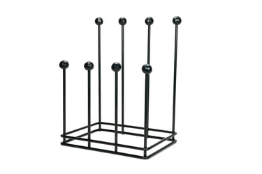 From The Anvil's Matt Black Boot Rack; #finish_matt-black