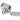From The Anvil's Polished Chrome 38mm Brompton Cabinet Knob; #finish_polished-chrome