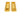 From The Anvil's Polished Brass Art Deco Rectangular Pull - Privacy Set; #finish_polished-brass