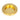 From The Anvil's Polished Brass Art Deco Round Pull; #finish_polished-brass