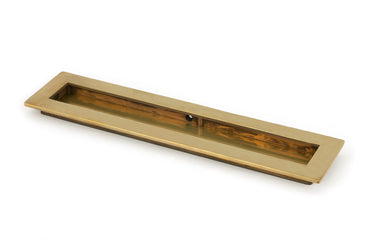 From The Anvil's Aged Brass Plain Rectangular Pull; #finish_aged-brass