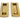 From The Anvil's Aged Brass Art Deco Rectangular Pull - Privacy Set; #finish_aged-brass