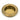 From The Anvil's Aged Brass Art Deco Round Pull; #finish_aged-brass