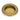 From The Anvil's Aged Brass Art Deco Round Pull; #finish_aged-brass