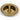 From The Anvil's Aged Brass Art Deco Round Pull - Privacy Set; #finish_aged-brass